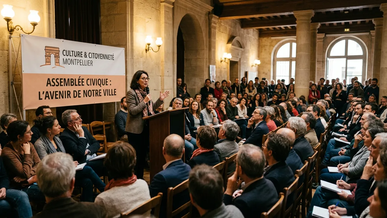 Assemblée citoyenne et réunion de concertation publique à Montpellier