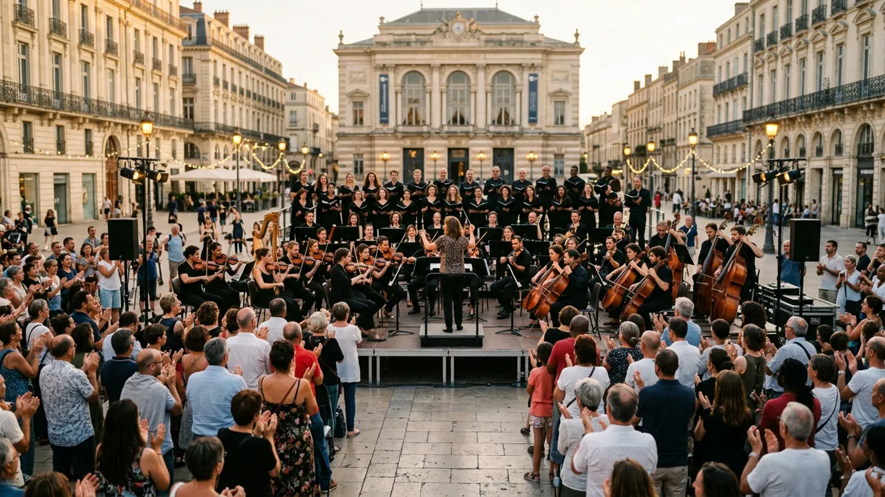 Concert symphonique citoyen en plein air organisé par L'Oreille en Vrac